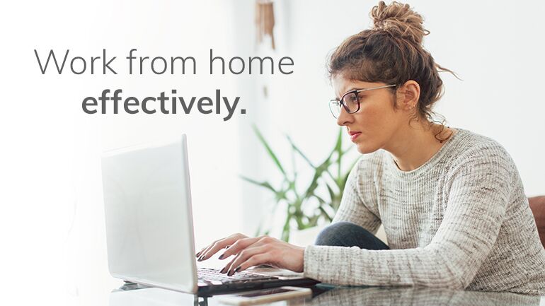Top tips to work from home effectively - Covid 19 - milestoneinternet.com, Milestone Inc.