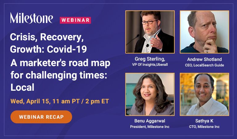 Webinar Video: Covid-19 CRG Local Search - milestoneinternet.com, Milestone Inc.