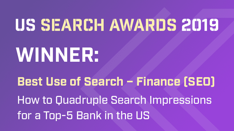 Milestone wins the prestigious US Search Award for 2019 - milestoneinternet.com, Milestone Inc.