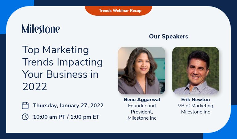 Webinar Recap: Top Marketing Trends Impacting Your Business in 2022